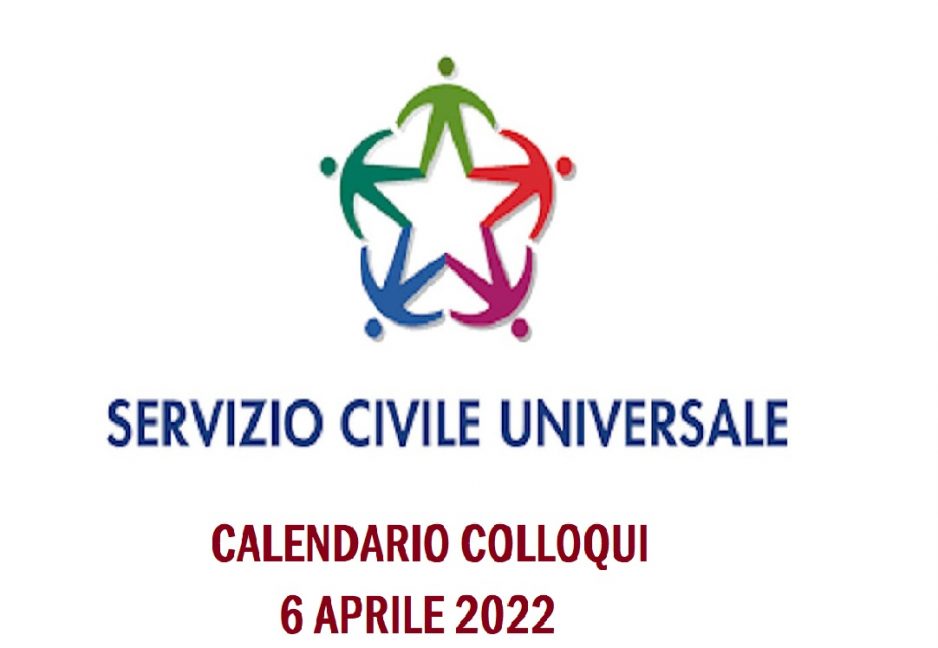 Calendario colloqui Servizio Civile Universale