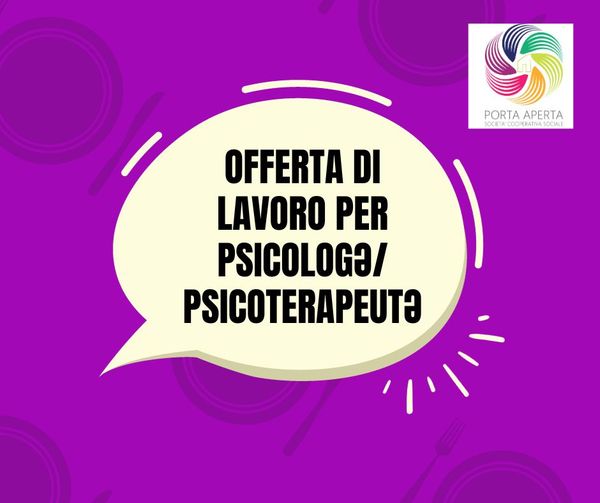 Cerchiamo un* psicolog* per diversi servizi nell’hinterland di Sassari