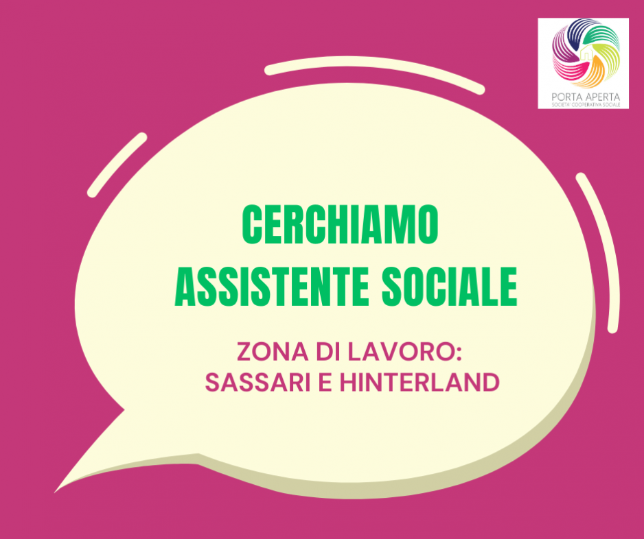 Cercasi assistente sociale su Sassari e hinterland