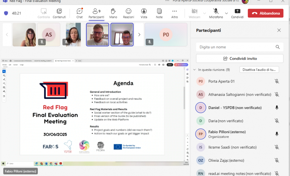 Red Flag: oggi il meeting di valutazione finale