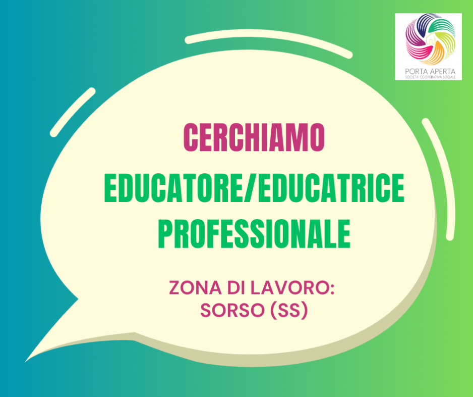Cercasi educatore/educatrice professionale