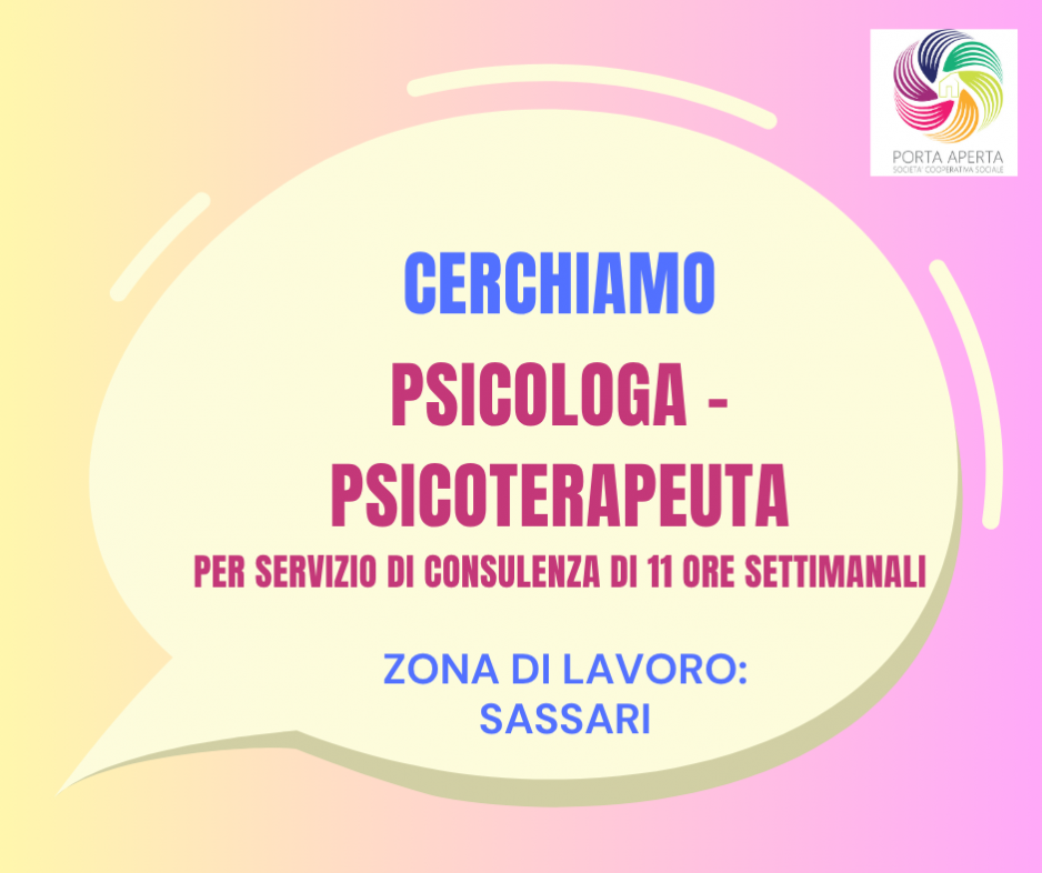 Cercasi psicologa-psicoterapeuta