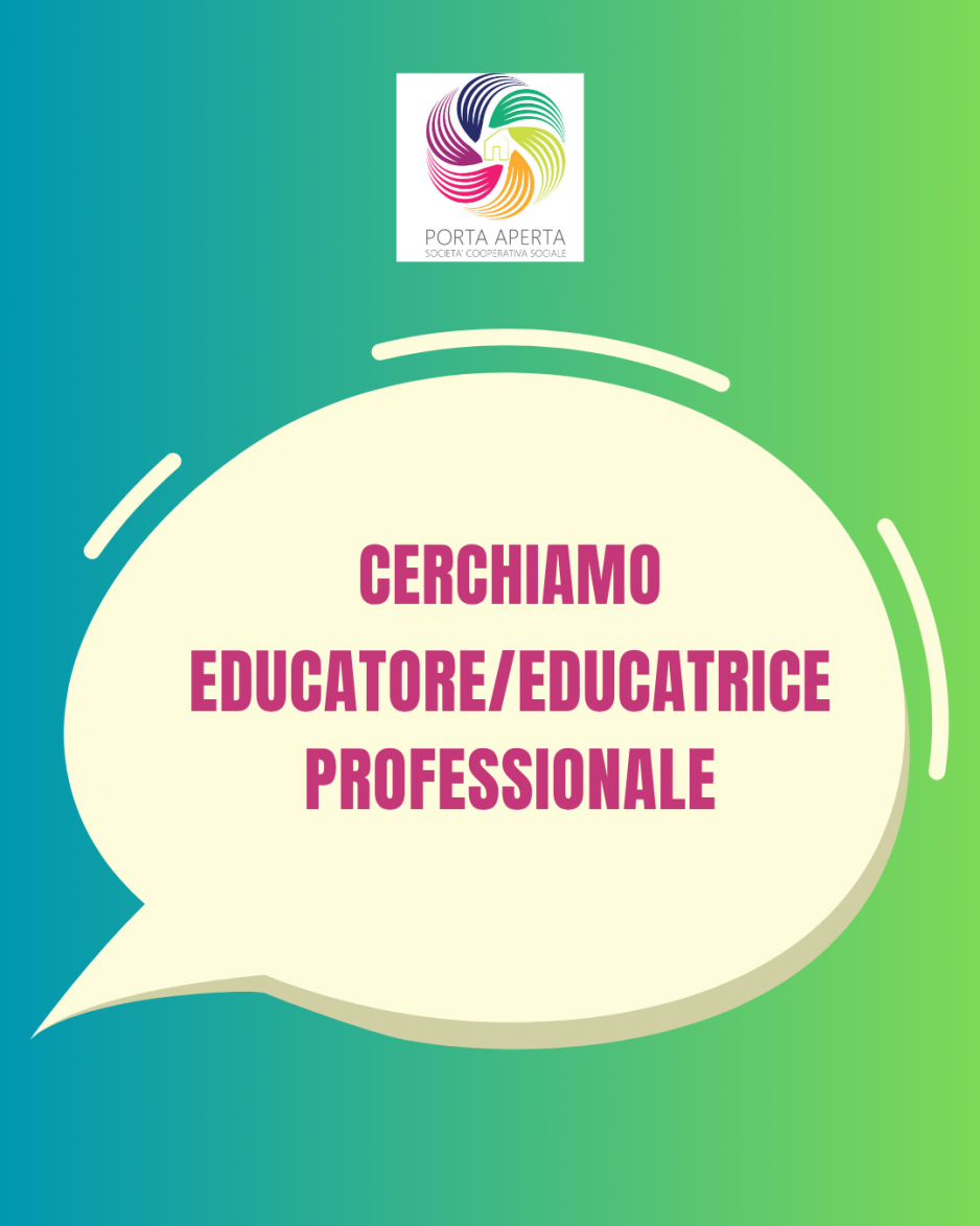 Cercasi educatore/educatrice