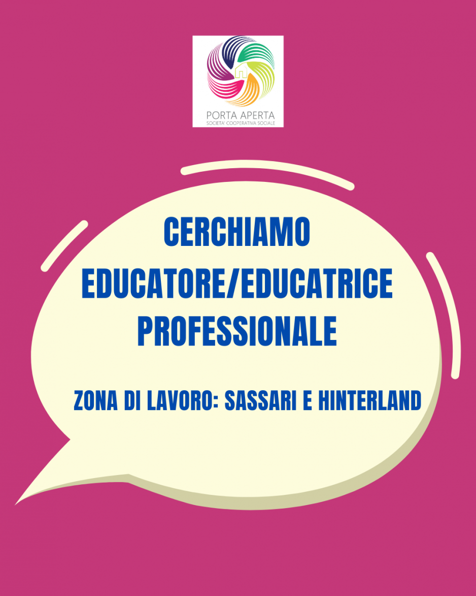 Cercasi educator* per servizio educativo territoriale
