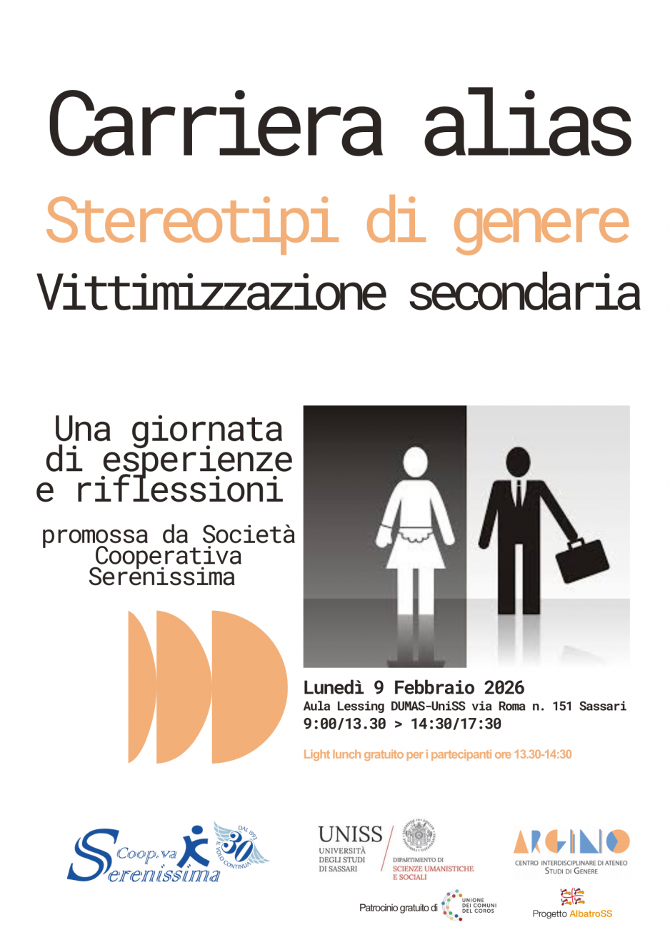 A Sassari un convegno su identità di genere, violenza secondaria e carriere alias che racconterà anche Free.Da